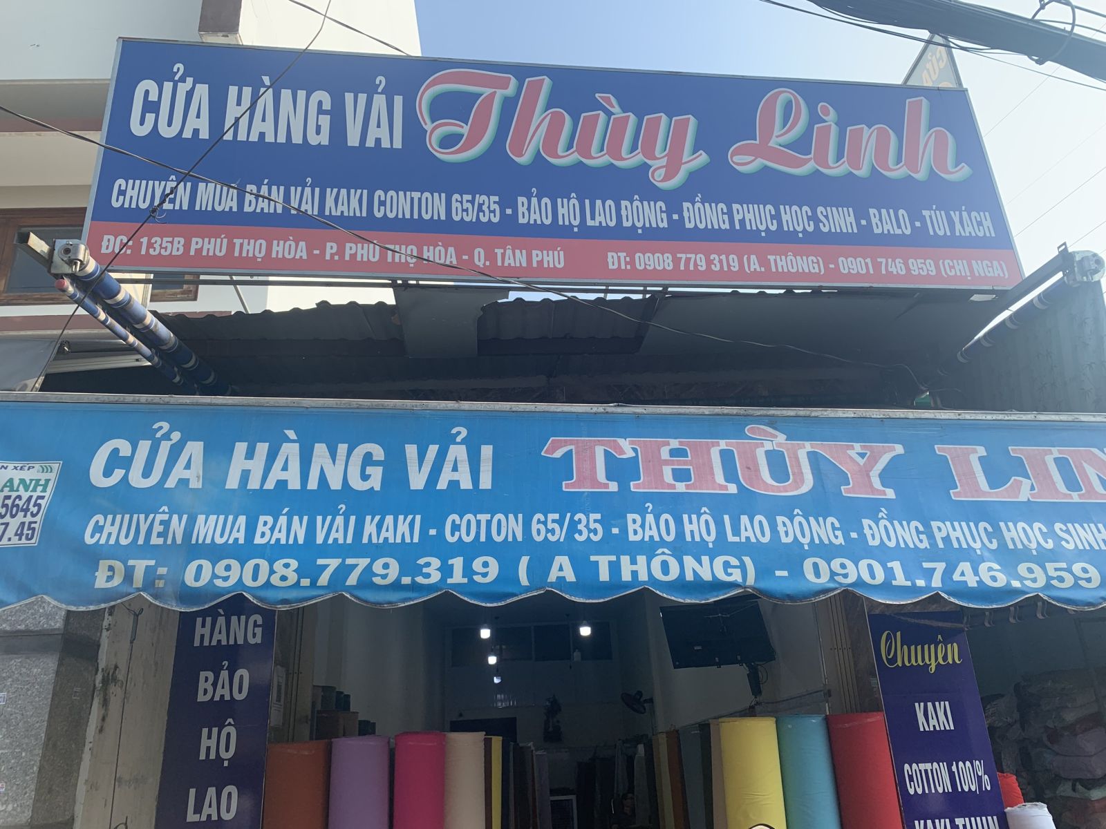 Vải kaki giá sỉ Tân Phú Hcm
